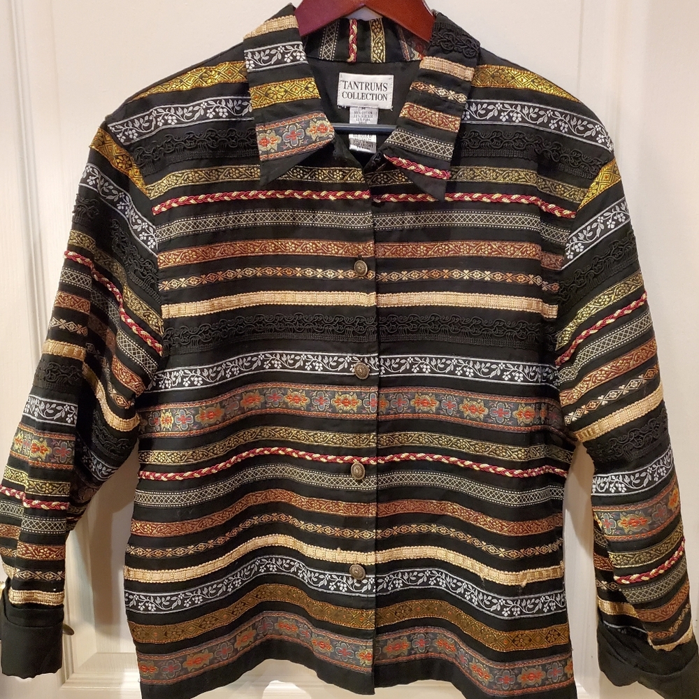 Tantrums Collection Ladies Collar Button Down Shirt